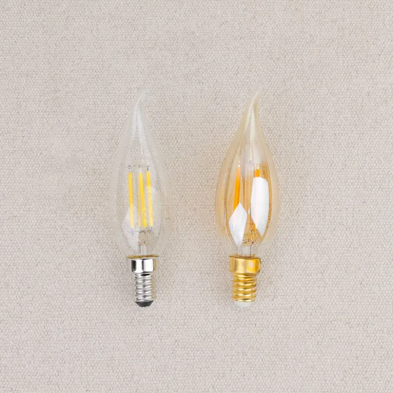 Ampoule LED forme flamme E14
