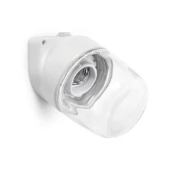 Applique murale inclinée porcelaine/ verre 60 W