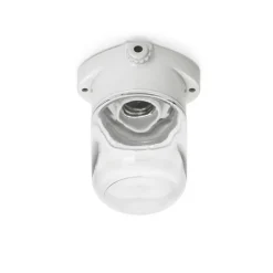Applique murale porcelaine/ verre 60 W