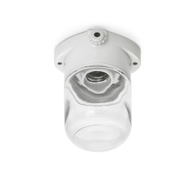 Applique murale porcelaine/ verre 60 W