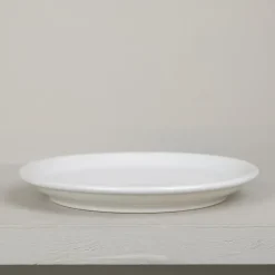 Assiette à dessert en grès naturel