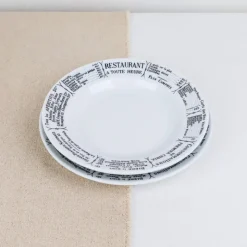 Assiette plate brasserie
