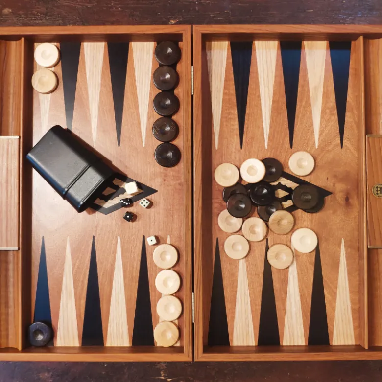 Backgammon bois de rose