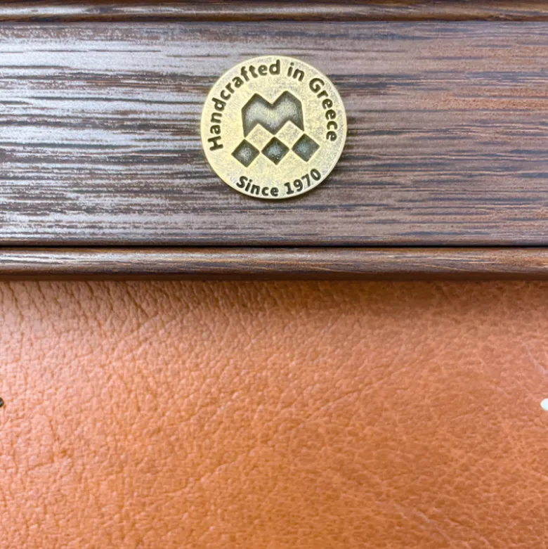 Backgammon bois et cuir végane