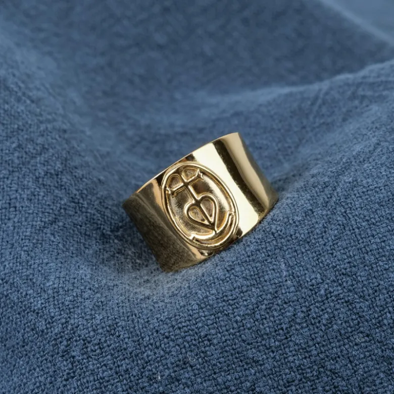 Bague Croix de Camargue en vermeil