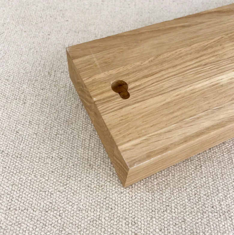 Barre couteaux aimantée en chêne 48cm