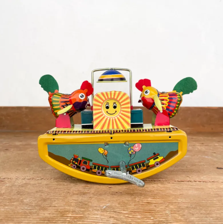 Bascule avec poules mécanique