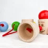 Bilboquet tête en bois