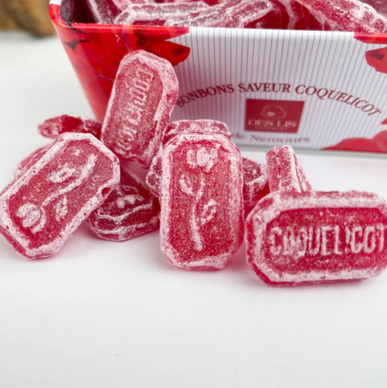 Bonbons Coquelicots de Nemours – Boîte 160 g