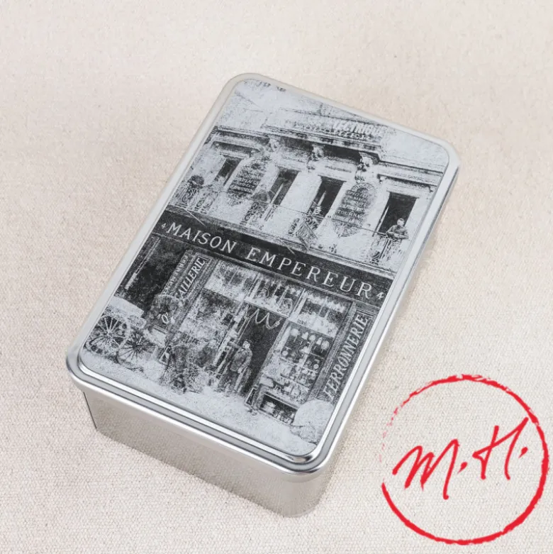 Boîte à sucre en métal Maison Empereur