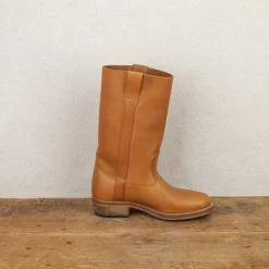 Bottes Camarguaises en cuir naturel