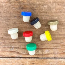 Bouchon liège tête plastique
