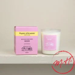 Bougie d'Arménie à la rose