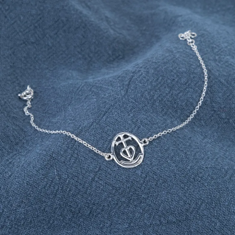 Bracelet Croix de Camargue en argent