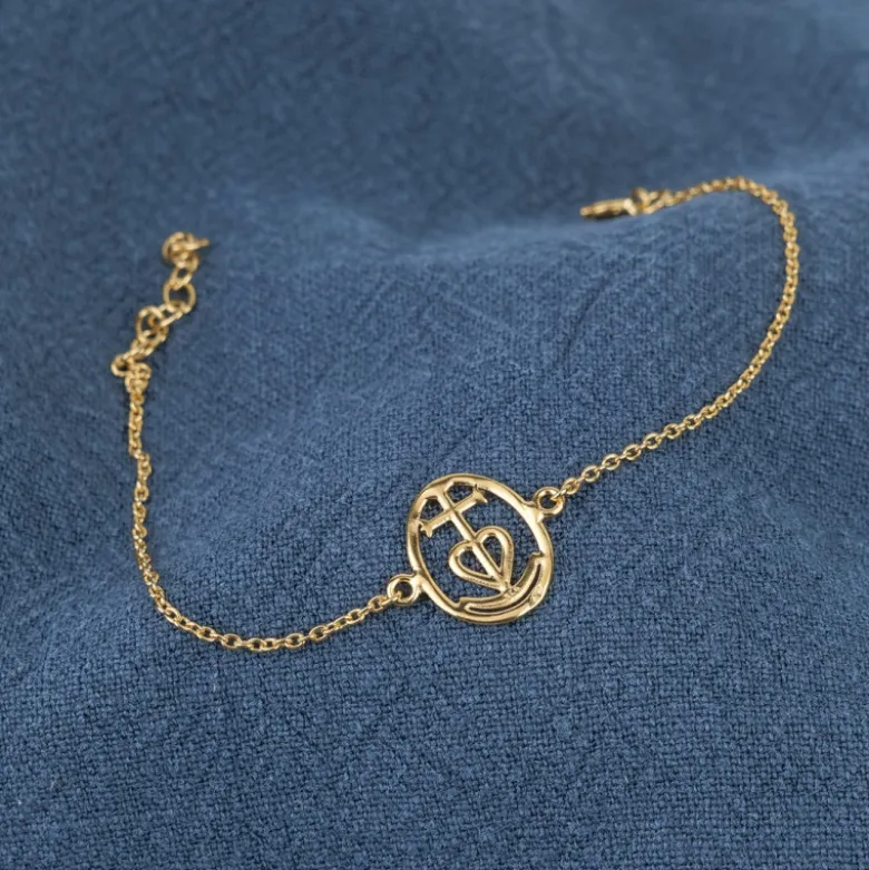 Bracelet Croix de Camargue vermeil