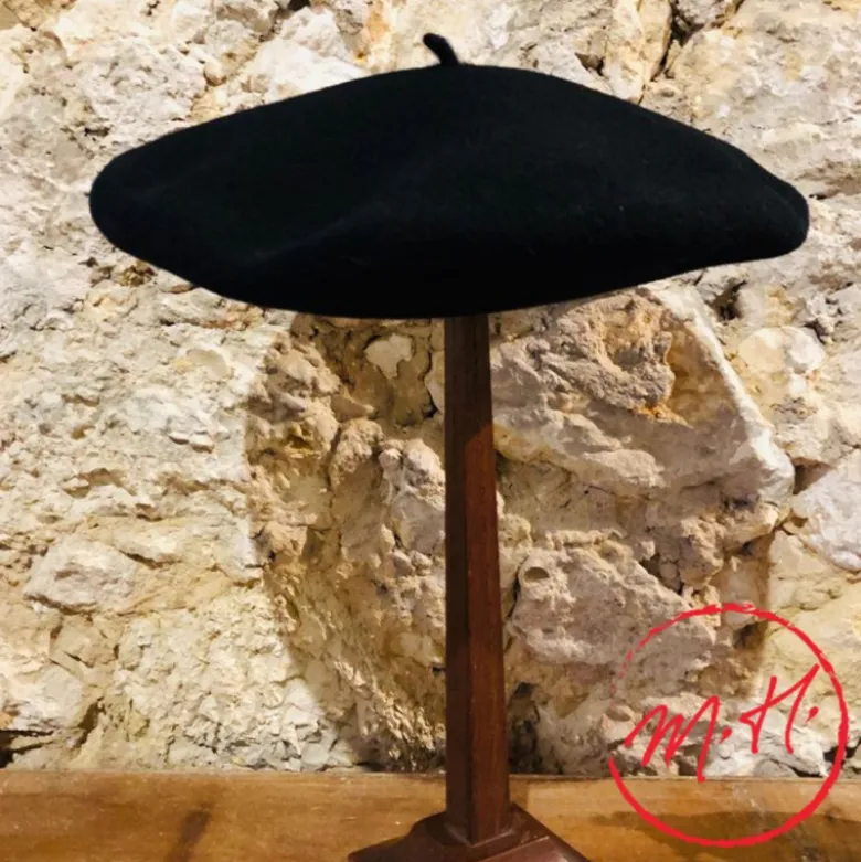 Béret basque noir