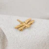 Broche Libellule dorée