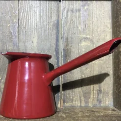 Cafetière turque émail rouge