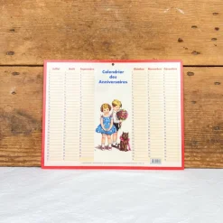 Calendrier des anniversaires