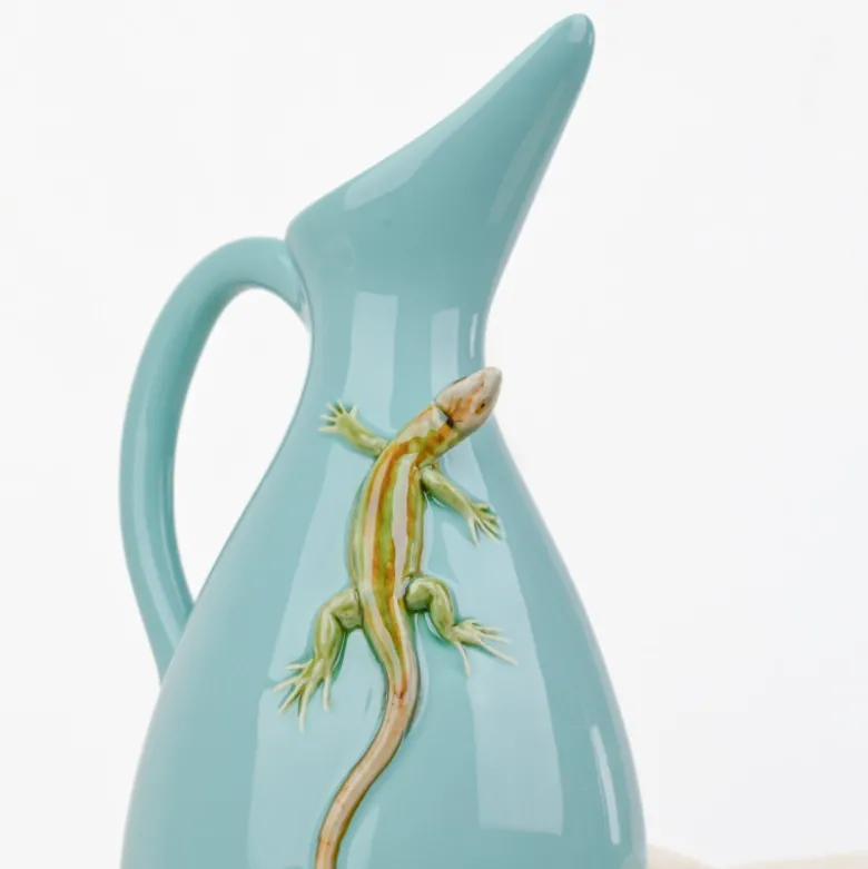 Carafe lézard Bordallo Pinheiro