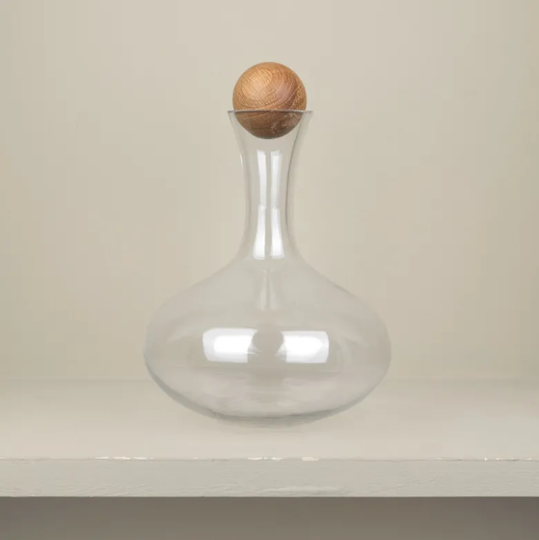 Carafe à vin en verre soufflé