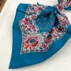 Carré provençal turquoise