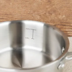 Casserole tricouche en inox