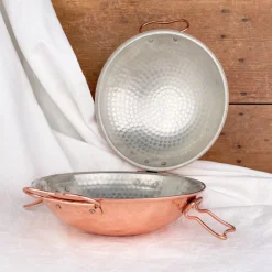 Cataplana en cuivre martelé