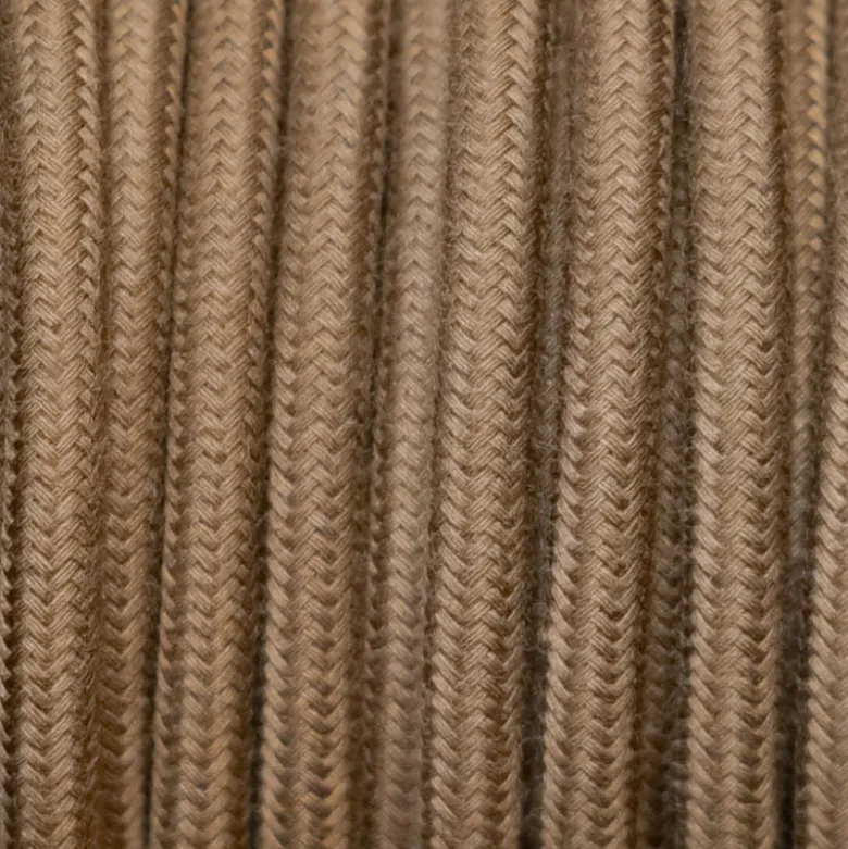 Câble luminaire rond Marron Espresso