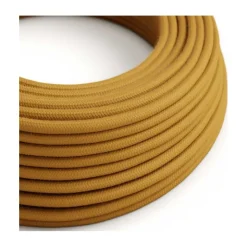 Câble luminaire rond Miel doré