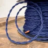 Câble luminaire torsadé bleu profond