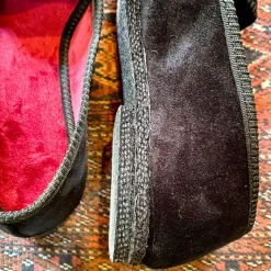 Chaussons smoking en velours