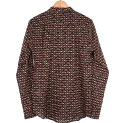 Chemise provençale treille noir