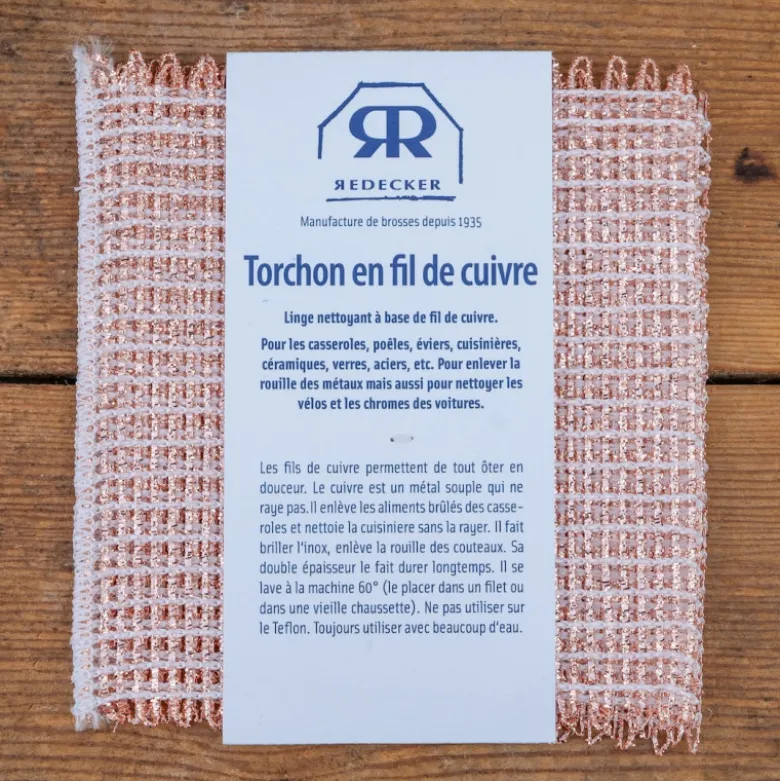 Chiffon en fils de cuivre