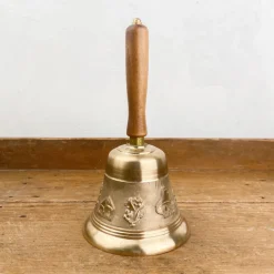 Cloche de table en bronze doré