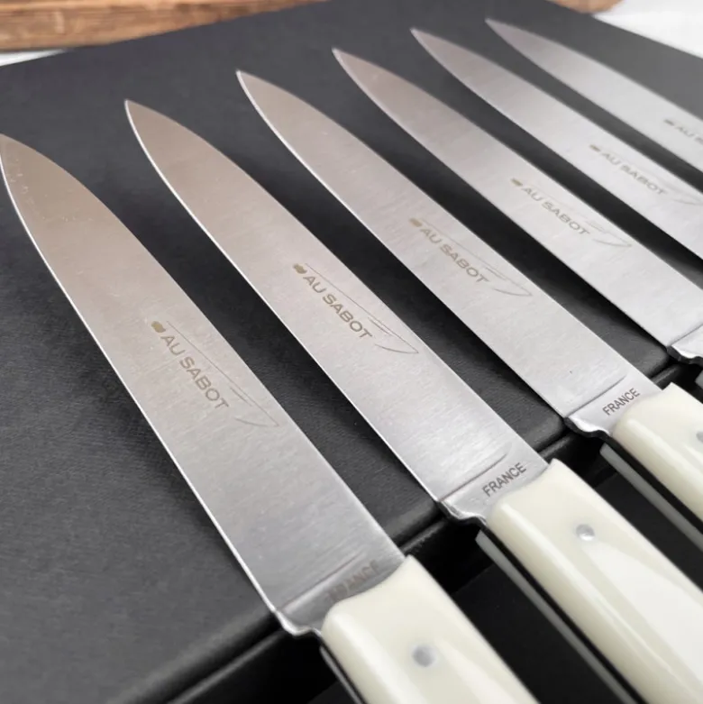 Coffret de 6 couteaux de table Richelieu Sable