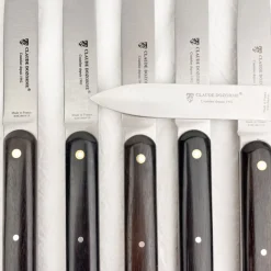Coffret de 6 couteaux à steak manche ébène