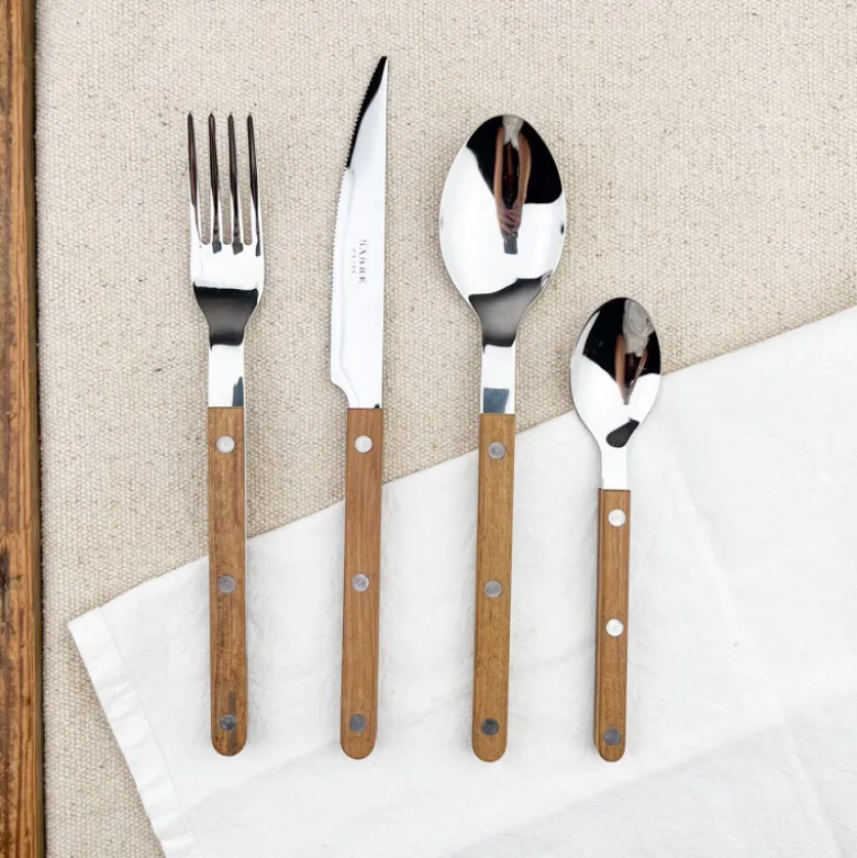 Coffret de 4 couverts de table bistrot