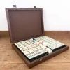 Coffret de Mahjong ronce de Noyer