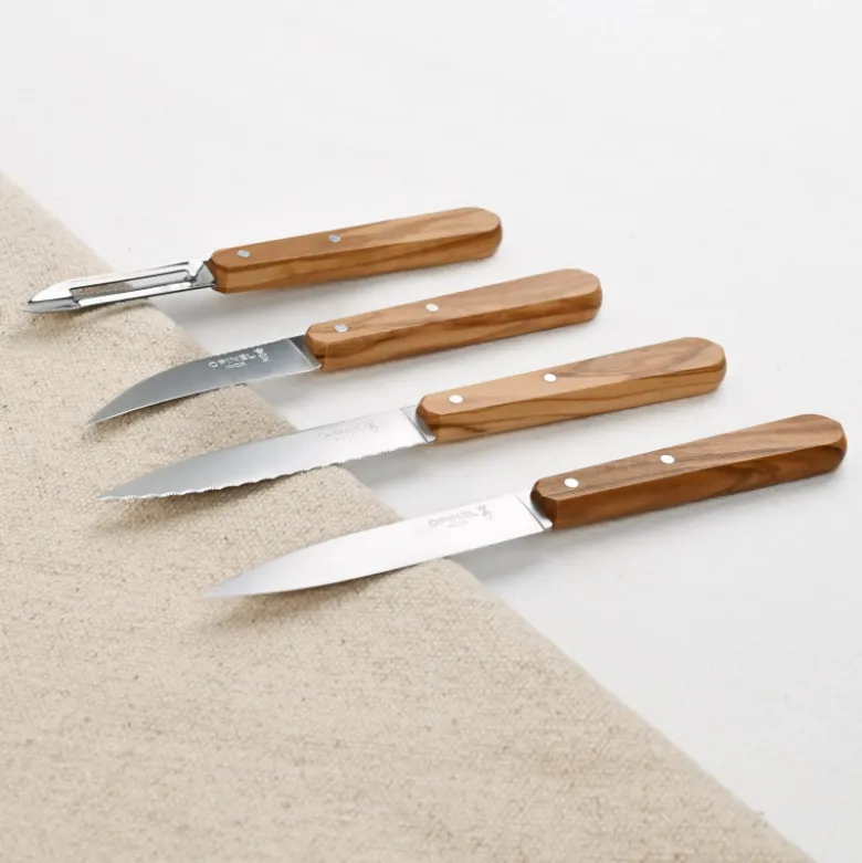 Coffret "Essentiels" d'Opinel en olivier