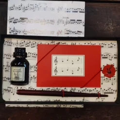 Coffret partition encre et plume