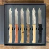 Coffret prestige de 6 couteaux Douk-Douk de table manche bois