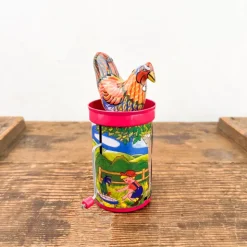 Coq mécanique en tôle