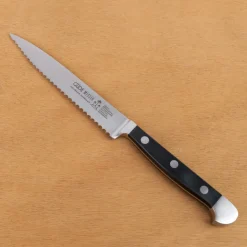 Couteau Alpha à lame pleine soie