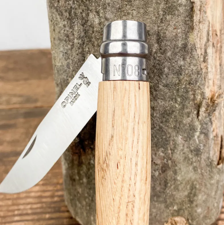 Couteau de poche Opinel n°8 chêne