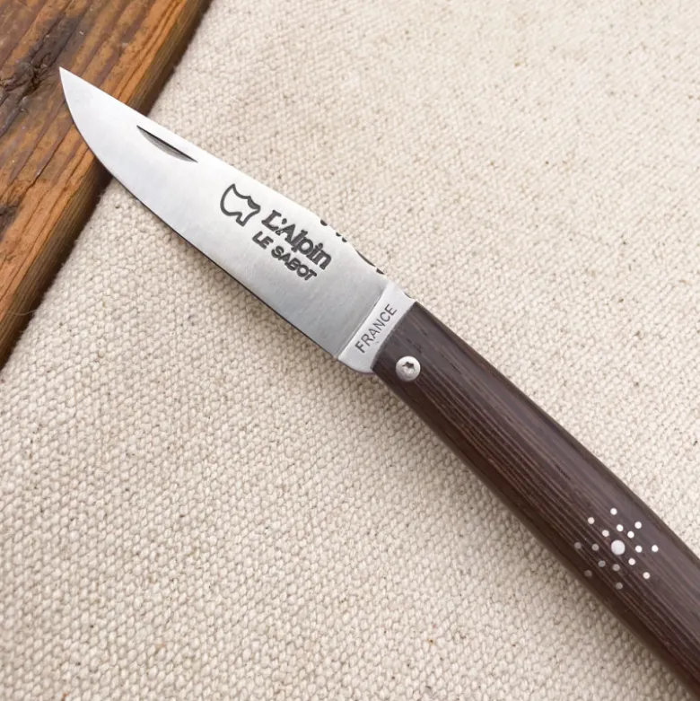 Couteau pliant Alpin en Wengé