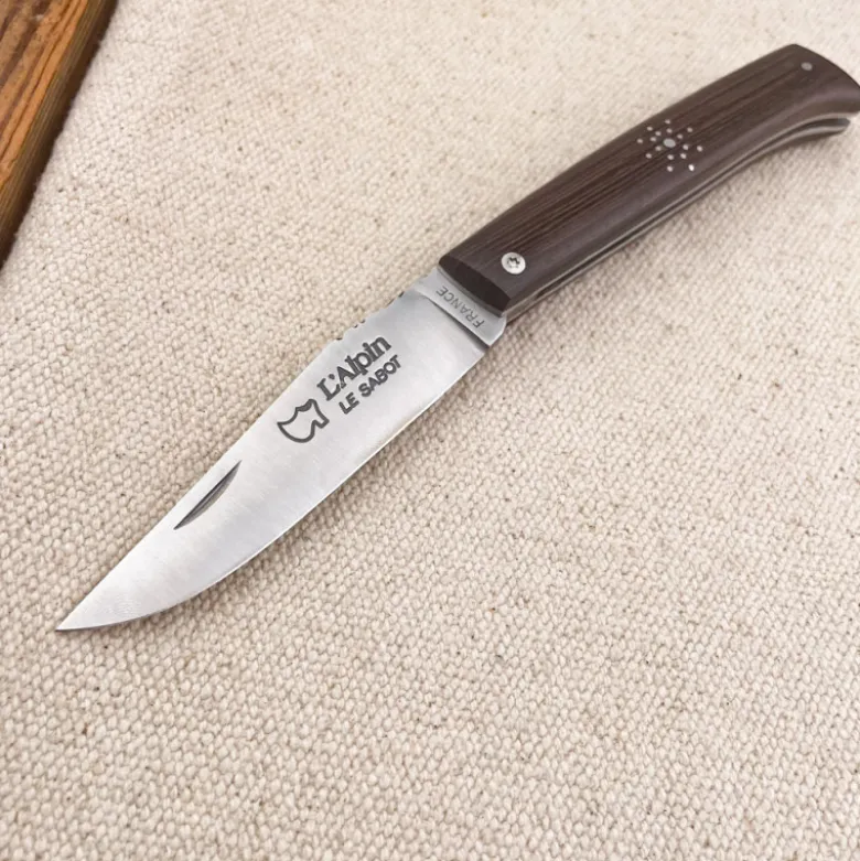 Couteau pliant Alpin en Wengé
