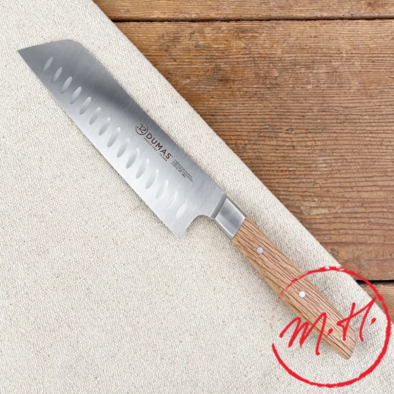 Couteau Santoku 18 cm Chêne vert - Dumas