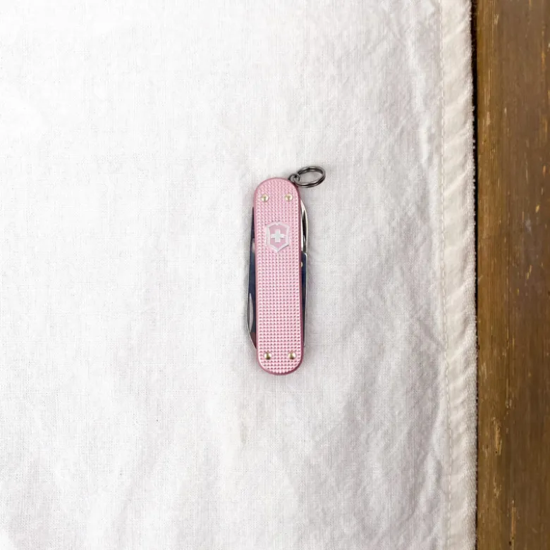 Couteau Suisse onglier en aluminium gaufré