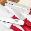 Couteaux chien rouge (x6)